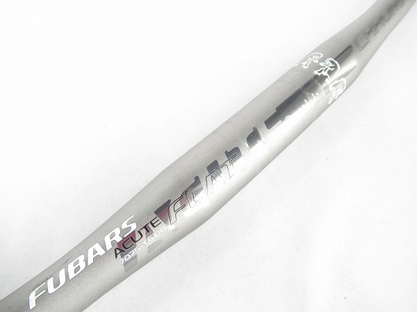 フラットバーハンドル　FUBARS ACUTE　FLAT　ガンメタ　31.8/730