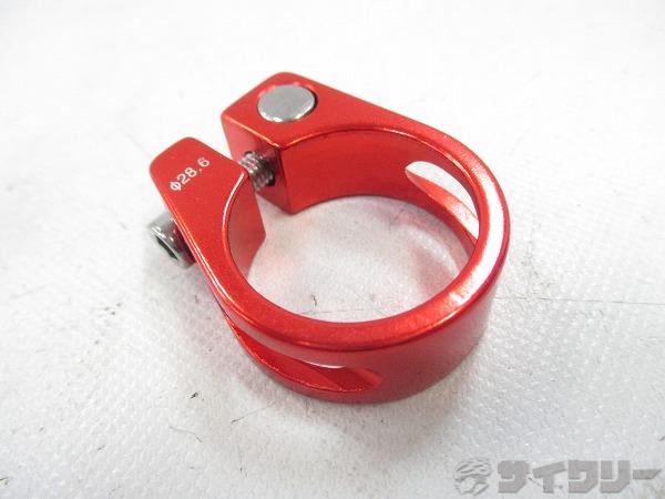 シートクランプ 28.6mm レッド