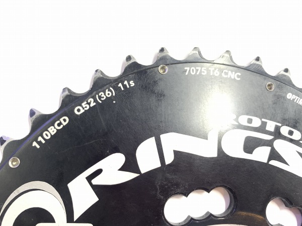 アウターチェーンリング QRINGS 52T 110mm 11s対応