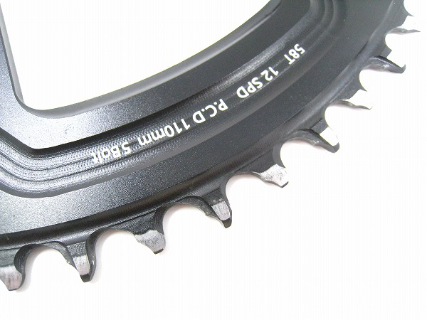 ナローワイドチェーンリング 58T 12s PCD110mm
