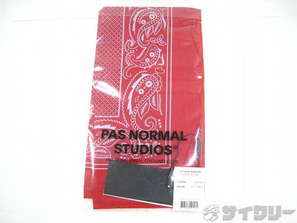 バンダナ Off-Race Bandana ディープレッド