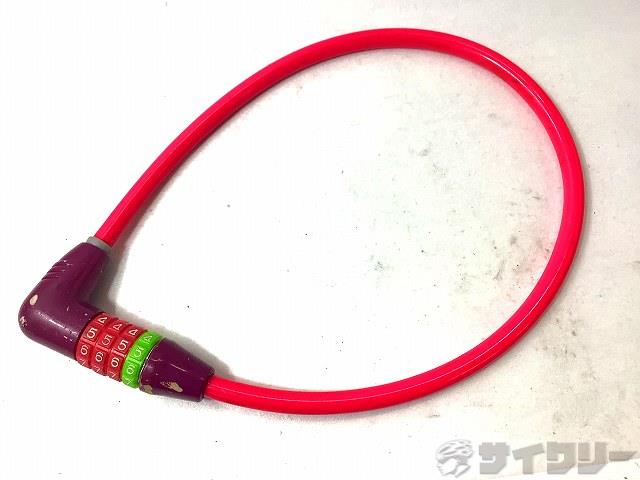ダイヤル式ワイヤーロック 4桁