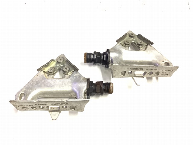 トゥクリップペダル PD-A550 シルバー