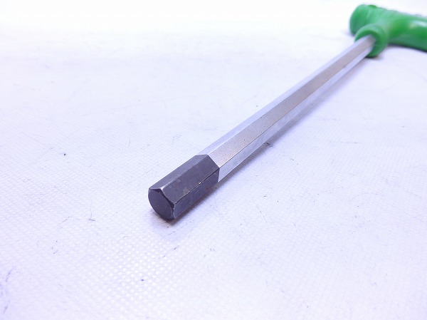T型ヘックスレンチ 10mm グリーン