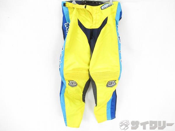 モトパンツ　イエロー/ブルー　ADULT（28a）