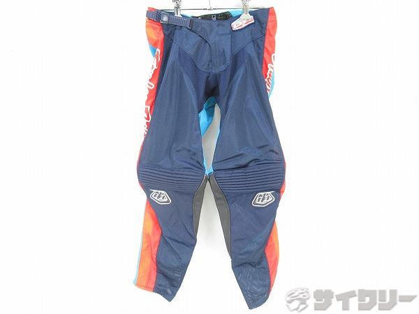 モトパンツ　ネイビー/レッド　ADULT（28a）