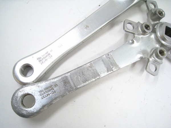 SHIMANO DEORE XT FC-M737 クランクアーム 175mm Vintage Shimano Deore XT FC-M737 Crank Arm RIGHT 175mm Square 94