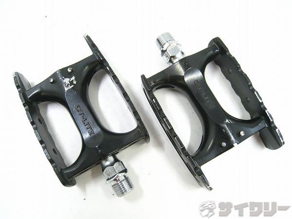フラットペダル CT-LITE ブラック ※ダストキャップ欠品