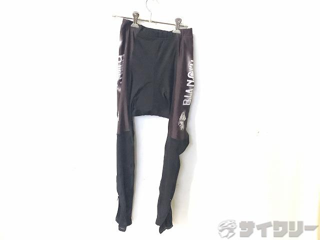 ビブショーツ ビアンキロゴ Mサイズ 裏起毛