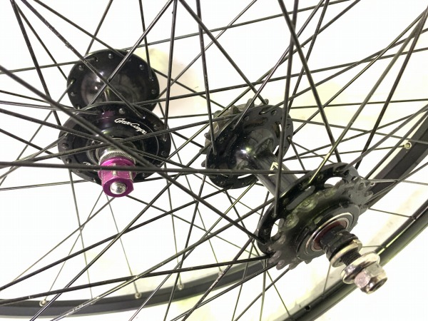 ピストホイールセット 100/120mm 両切り(固定/フリー)