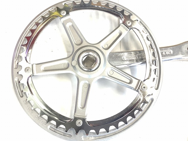 シングルクランクセット 46T 約167.5(実測） スクエア シルバー