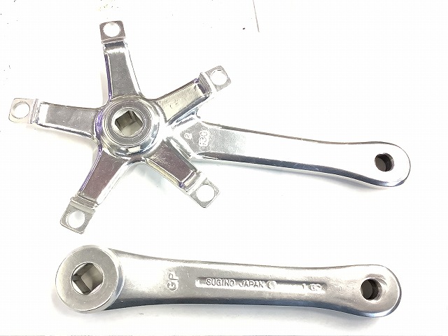 クランクアームセット GP130 170mm スクエア シルバー