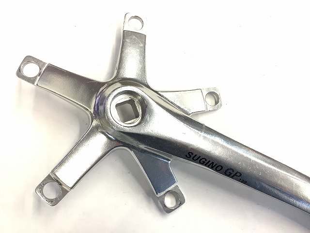 クランクアームセット GP130 170mm スクエア シルバー