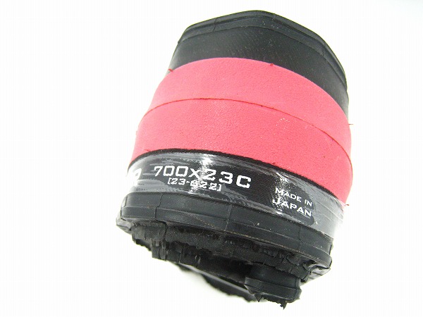クリンチャータイヤ LEVANTER PR 700x23c レッド