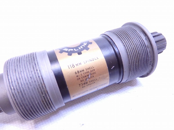 ボトムブラケット JIS/68、73mm 118mm POWER SPLINE