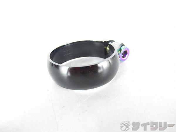 超軽量シートクランプ　チタンボルト　ブラック　31.8mm