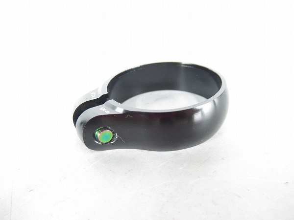 超軽量シートクランプ　チタンボルト　ブラック　31.8mm
