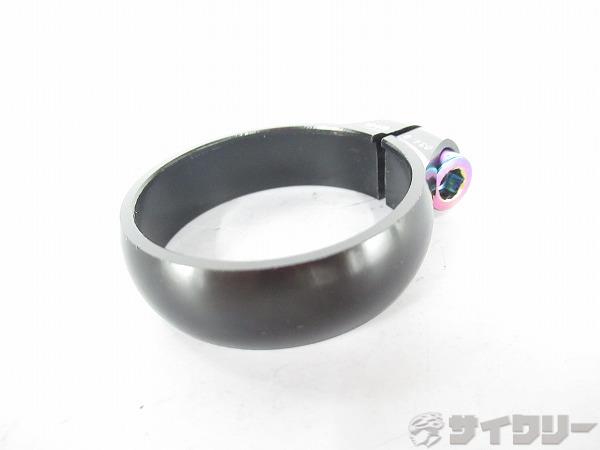 超軽量シートクランプ　チタンボルト　ブラック　34.9mm