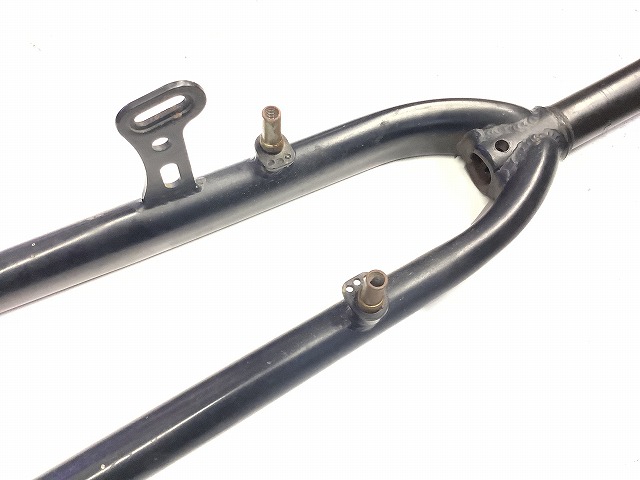 フロントフォーク 100mm クロモリ ねじ切り