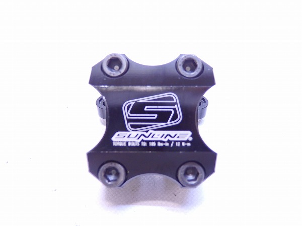 ダイレクトマウントステム 31.8mm ブラック