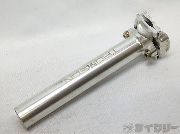 シートポスト ELITE シルバー φ27.2㎜/185㎜ ※カット済み