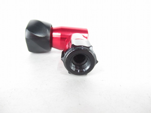 CO2ボンベポンプ用口金　レッド　仏式