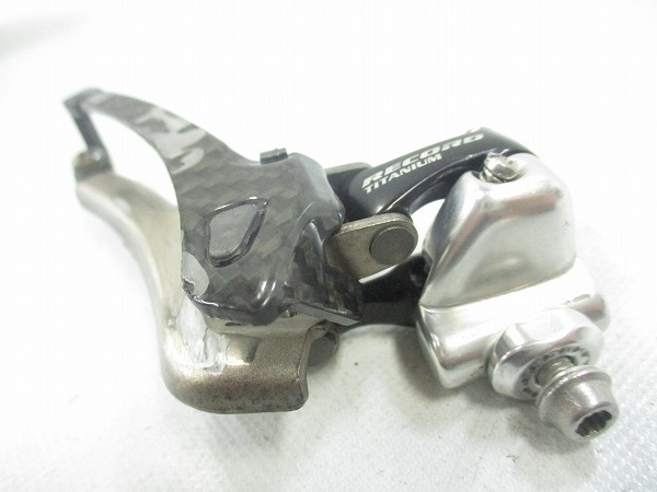 フロントディレイラー RECORD titanium 2s 直付け式
