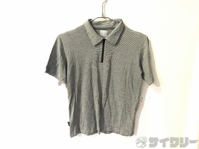 ハーフジップ半袖ジャージ Sサイズ