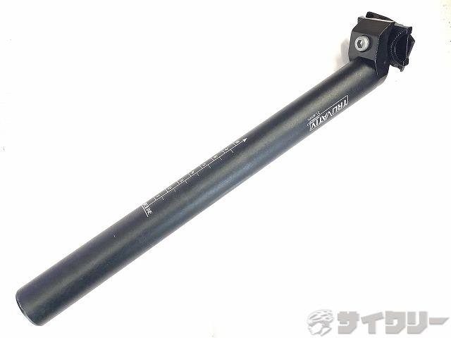 シートポスト HUSSEFELT 約350mm(実測）/31.6mm ブラック