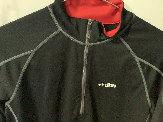 ハーフジップ長袖ジャージ M(MAN) ブラック