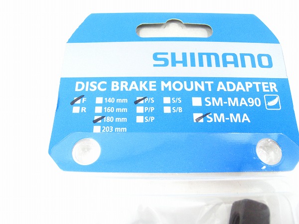 ディスクブレーキマウントアダプター SM-MA-F180P/S