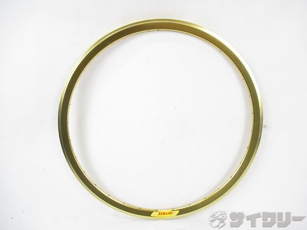 リム　DEEP V　ゴールド　700C用　32H