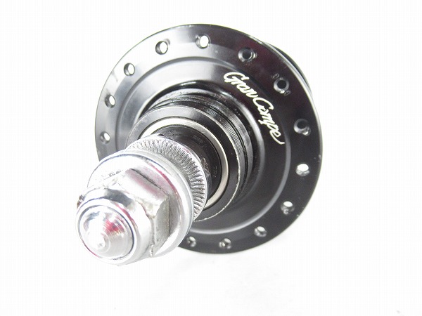 ピスト用リアハブ　GRANCOMPE　ブラック　120mm　32H