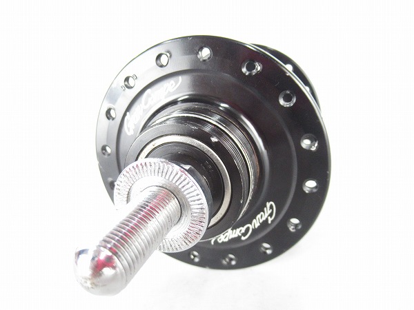ピスト用リアハブ　GRANCOMPE　ブラック　120mm　32H