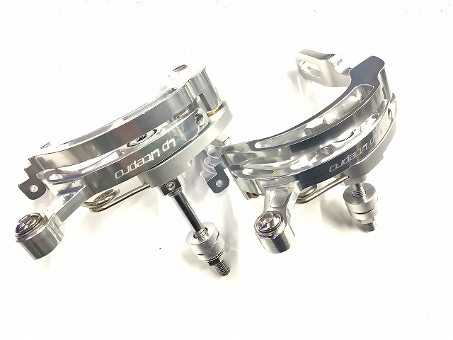 折りたたみ式バイクブレーキキャリパーセット シルバー