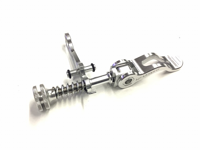 シートポストクランプ折りたたみフック シルバー