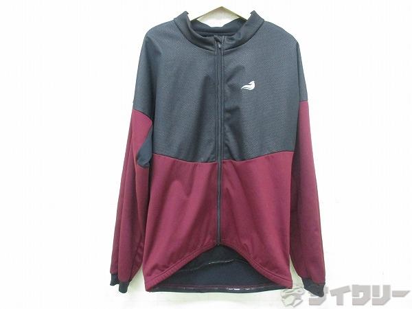 長袖フルジップジャージ 裏起毛 Lサイズ