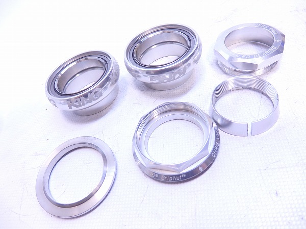 ヘッドパーツ GripNut シルバー OSスレッド