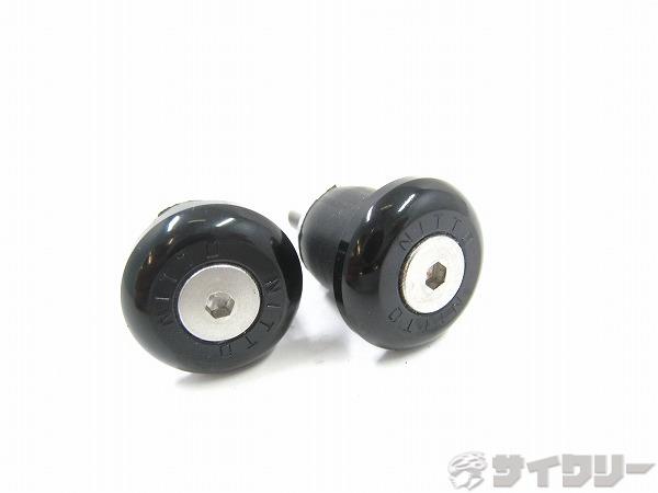バーエンドキャップ　EC-02　ブラック 内径：15.5mm