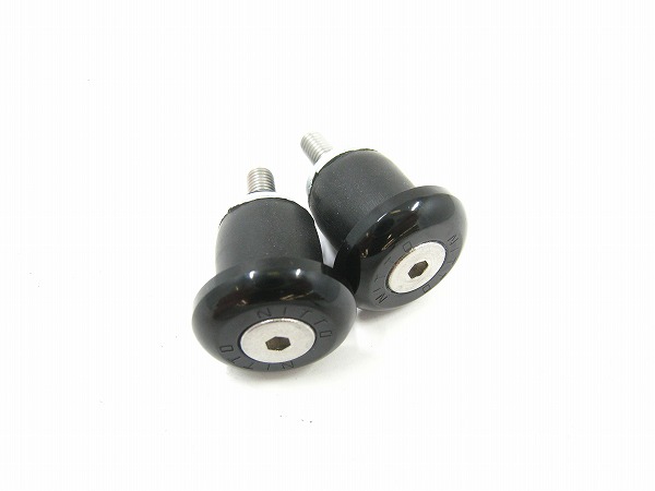 バーエンドキャップ　EC-02　ブラック 内径：15.5mm