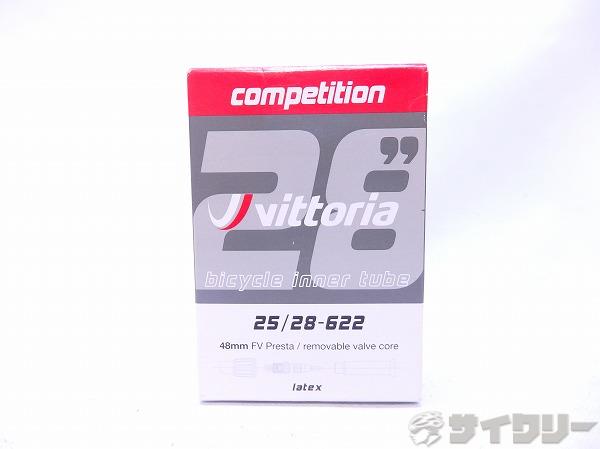仏式チューブ Competition Latex 700×25-28c/48㎜