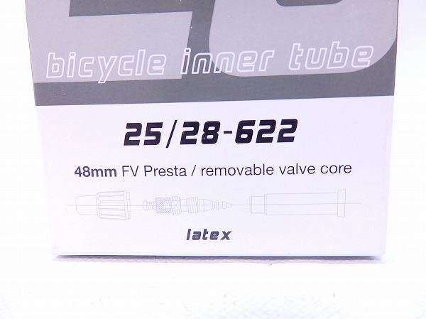 仏式チューブ Competition Latex 700×25-28c/48㎜