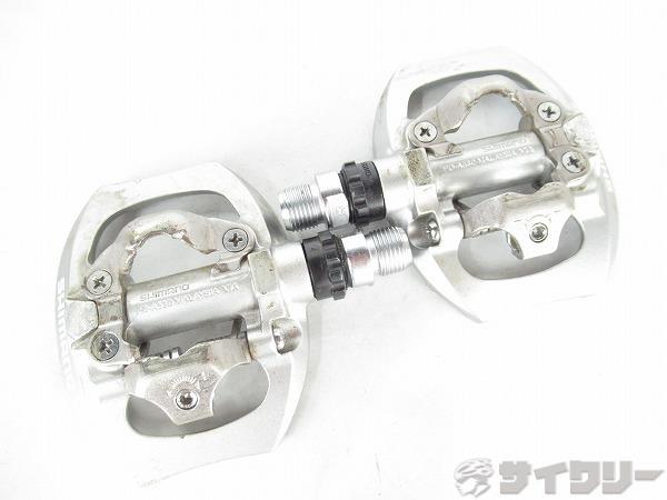 片面ビンディングペダル　PD-A530　シルバー　※ガタ有