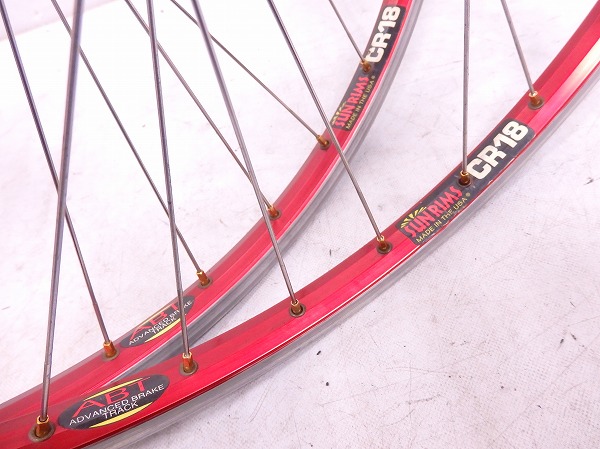 ホイールセット CR17 ホワイトインダストリーハブ 26インチ