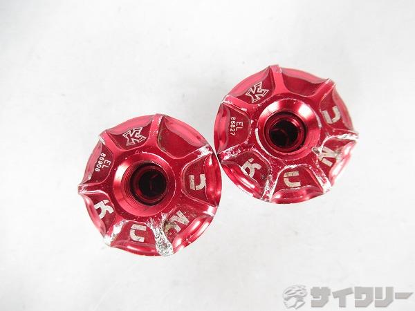 バーエンドプラグ　レッド　2個　MTBハンドル用
