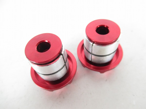 バーエンドプラグ　レッド　2個　MTBハンドル用