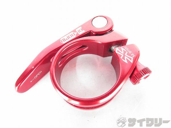 シートクランプ　レバータイプ　レッド　対応径：34.9mm