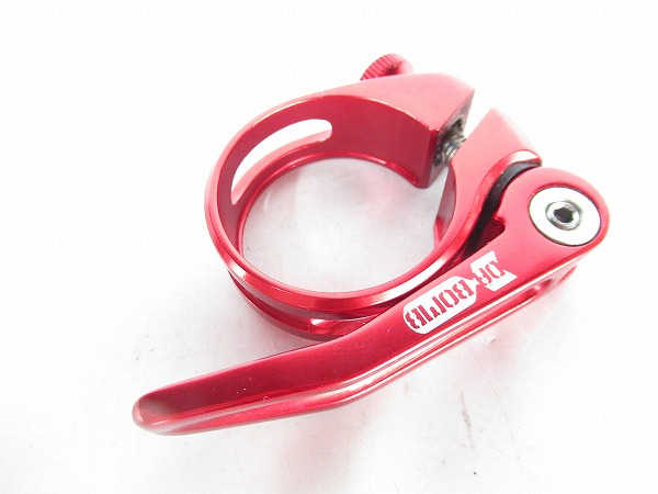 シートクランプ　レバータイプ　レッド　対応径：34.9mm