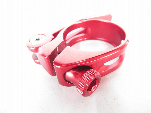シートクランプ　レバータイプ　レッド　対応径：34.9mm