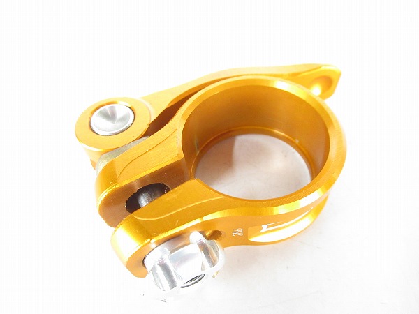 シートクランプ　クイックリリース　ゴールド　対応径：28.6mm